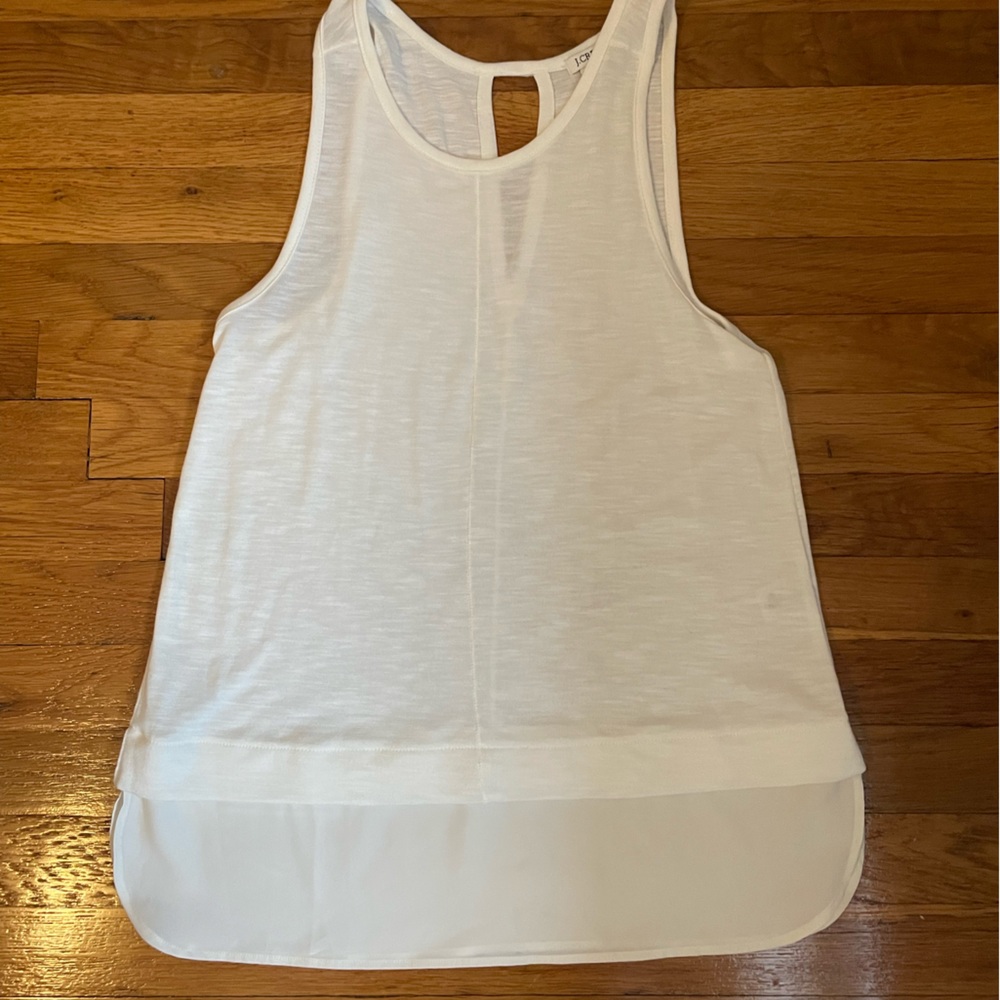J.Crew white tank